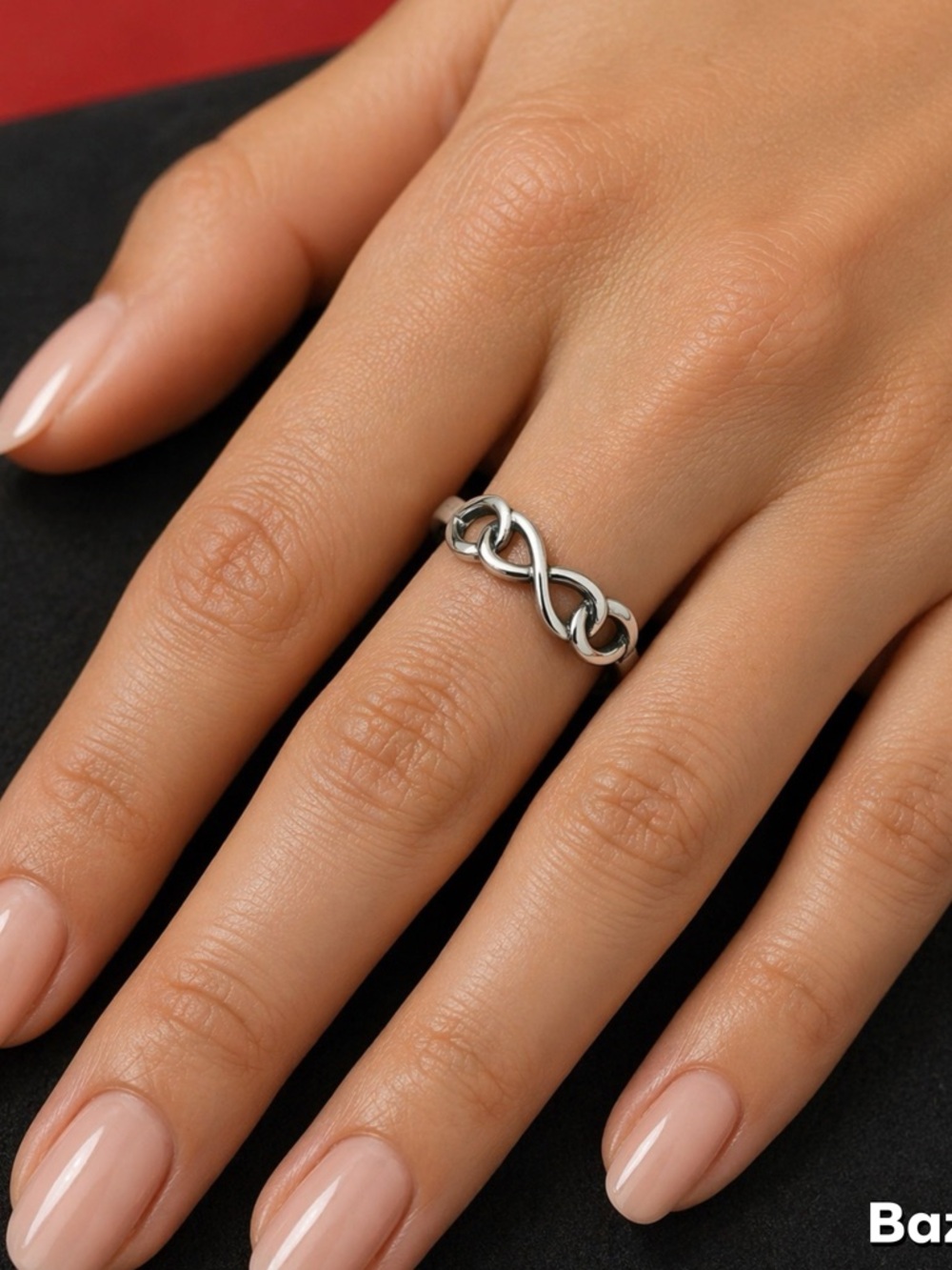Sz 6 925 silver triple infinity ring by jewlr for daughter